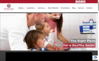 Stonecreek Dental Care website