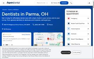 Aspen Dental - Parma website