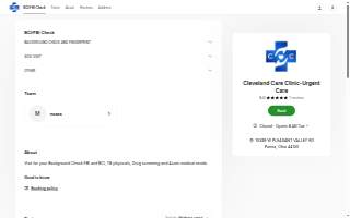 Cleveland Care Clinic - Urgent Care website