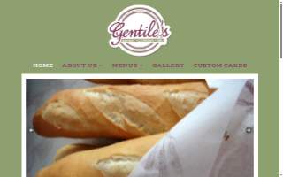 Gentile's Bakery - Catering - Deli website
