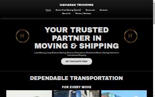 Haviaras Trucking website