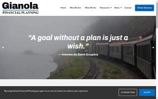 Gianola Financial Planning website