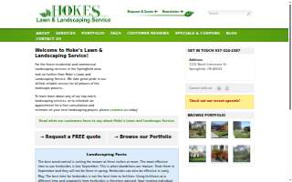 Hoke's Lawn & Landscaping Llc website