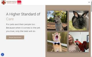 VCA Northwood Animal Hospital website