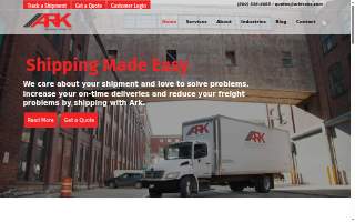 Ark Transportation website