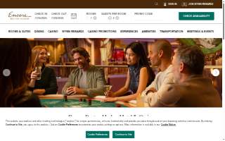 Encore Event Center website