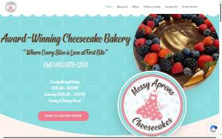 Messy Aprons & Co website