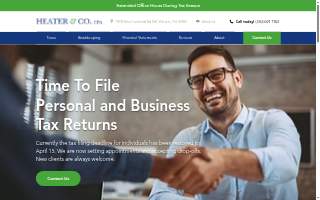 Heater & Co., CPA website