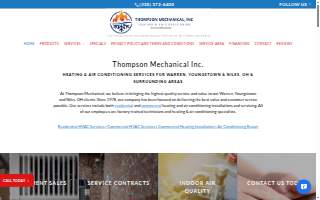 Thompson Mechanical, Inc. website