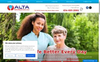 Alta Home Health Care website