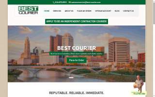 Best Courier Inc website