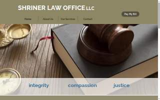 Shriner Law Office website