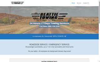 Beattie Towing LLC website