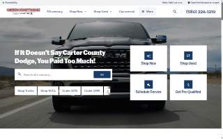 Carter County Dodge Chrysler Jeep Ram website