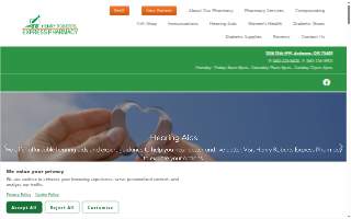 Express Pharmacy website