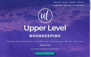 Upper Level Bookkeeping website