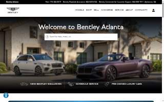 Bentley Repair Shop website