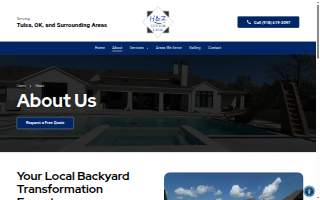 H & Z Outdoor Living website