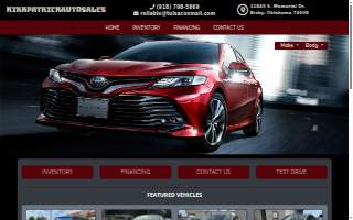 Kirkpatrick Auto Sales website