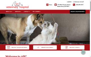 APC Veterinary website