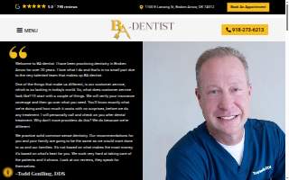 BA Dentist website