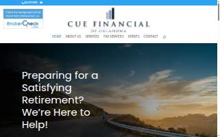 Cue Financial of Oklahoma website