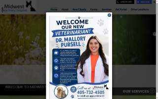 Midwest Veterinary Hospital of Del City website