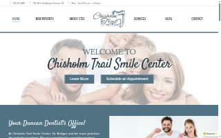 Chisholm Trail Smile Center - Duncan website