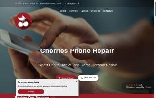 Cherries Phone Repair website