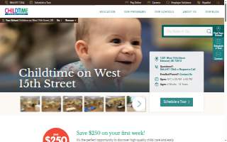 Childtime on West 15th Street website