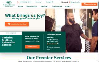 Christian Brothers Automotive Edmond website