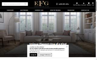 Edmond Furniture Gallery website