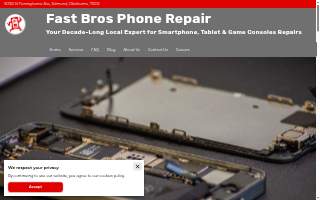 Fast Bros Phone Repair website