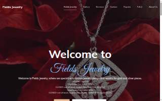 Fields Jewelry website