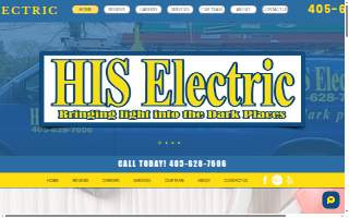 HIS Electric, LLC. of Edmond website
