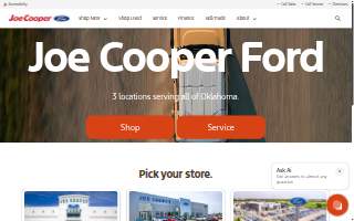 Joe Cooper Ford of Edmond website