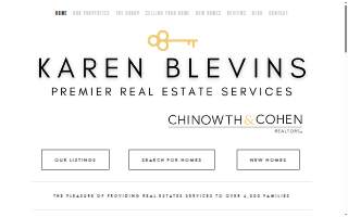 Karen Blevins - Chinowth & Cohen REALTORS® website