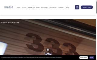 Roam Chiropractic website