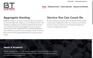 Bomhak Trucking, LLC website