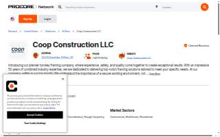 Coop Construction LLC website