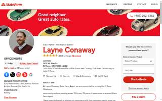 Layne Conaway - State Farm Insurance Agent website