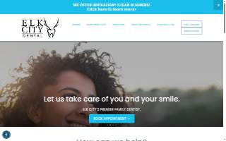 Elk City Dental Group website
