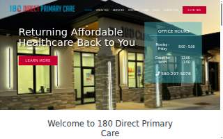 180 Direct Primary Care website