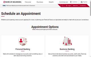 Bank of Oklahoma Mortgage Enid website