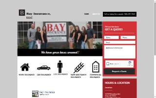 Bay Insurance website