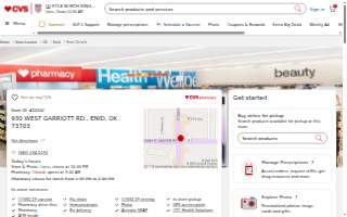 CVS Pharmacy website