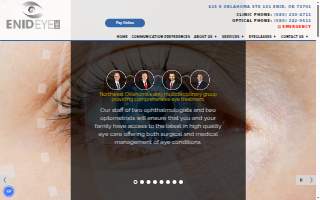 Enid Eye Clinic website