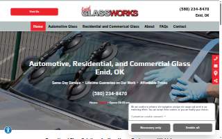 Enid Glassworks website