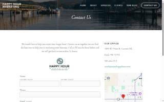 Happy Hour Marketing website