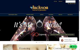 Jackson Diamond Jewelers website